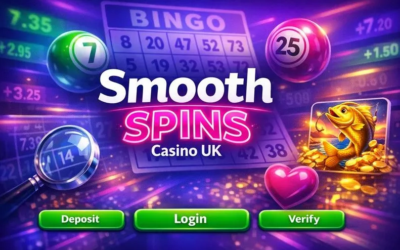 Smooth Spins betting and bonus section banner