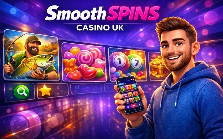 Smooth Spins Casino games catalogue banner